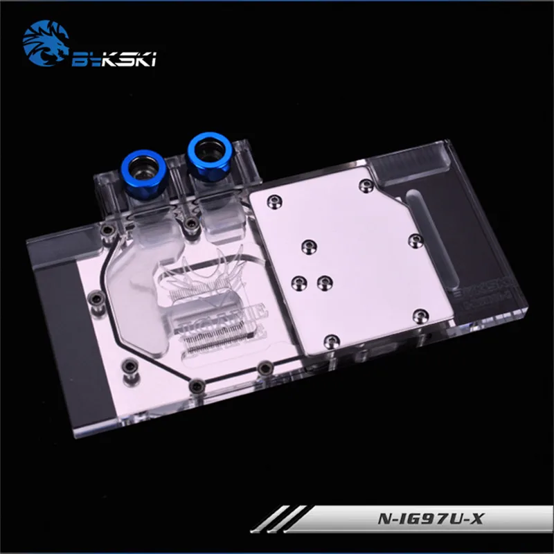 Bykski полный охват GPU водный блок для красочных IGAME GTX970U GTX770 GTX760 видеокарта N IG97U