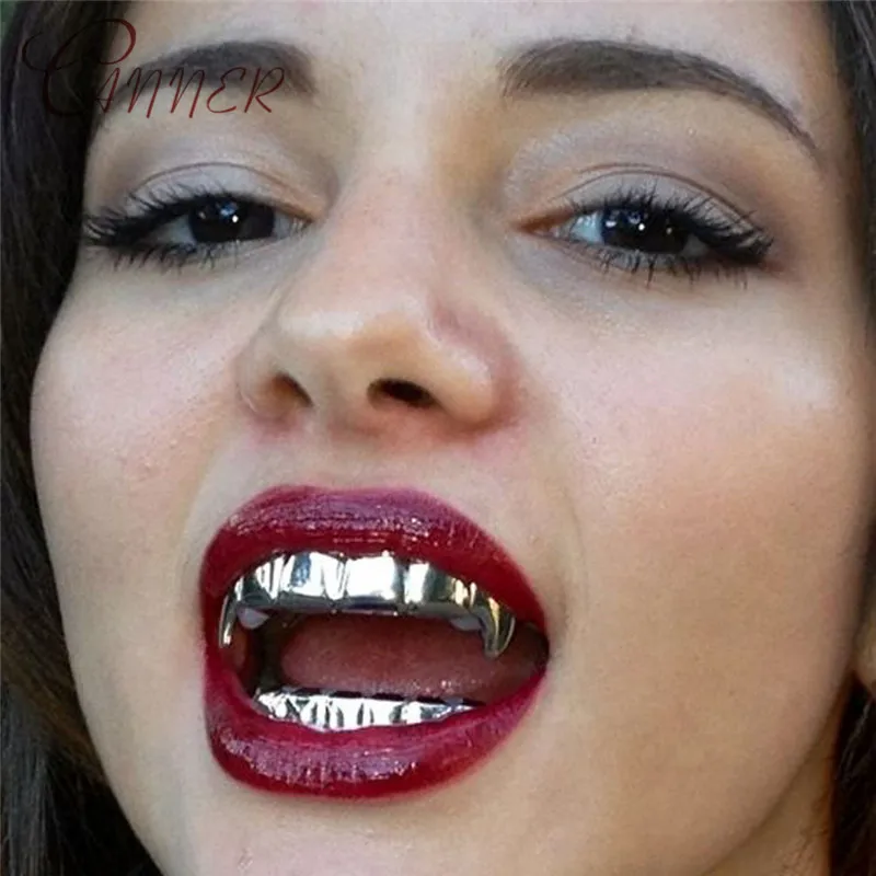 CANNER хип-хоп золотые зубы Grillz мужские верхние и нижние зубы грили Ложные зубы Грилл набор зубные гриля зуб колпачок рэппер ювелирные изделия подарок