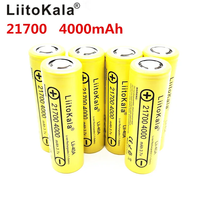 Liitokala 21700 li-lon battery 4000mAh 3.7V 15A power 5C Rate Discharge ternary lithium Electric car | Электроника