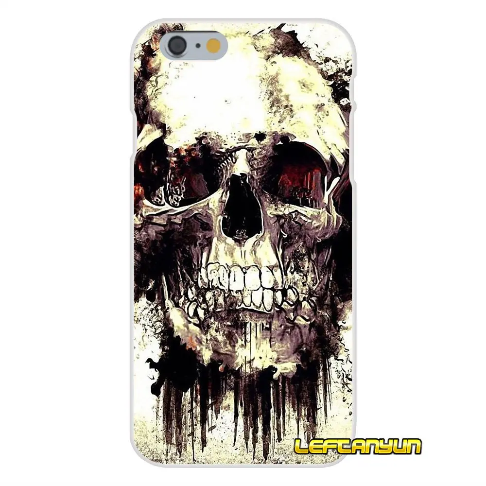 Для Samsung Galaxy A3 A5 A7 J1 J2 J3 J5 J7 2015 2016 2017 череп цветы черный мягкий чехол для телефона
