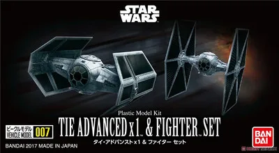 BANDAI Звездные войны модель автомобиля 001/012 Звездный Корабль/X-wing fighter Spot ПВХ фигурка модель куклы игрушки Фигурки
