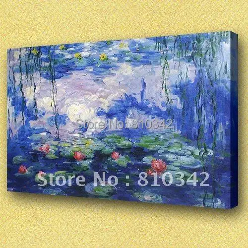 

Monet картина маслом, оптовая продажа, Настенная картина, украшение для дома, известная картина Monet18