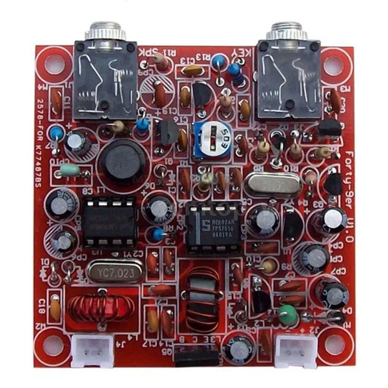 Forty 9er 3 Вт набор радиоприемопередатчиков 7 023 МГц DIY Запчасти для QRP Ham CW приемника