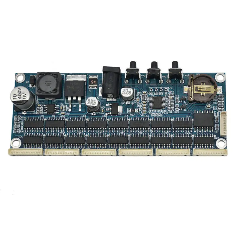 Электронная трубка Diy светящаяся модуль часов основная плата IN14 QS30 IN12 Nixie набор PCBA