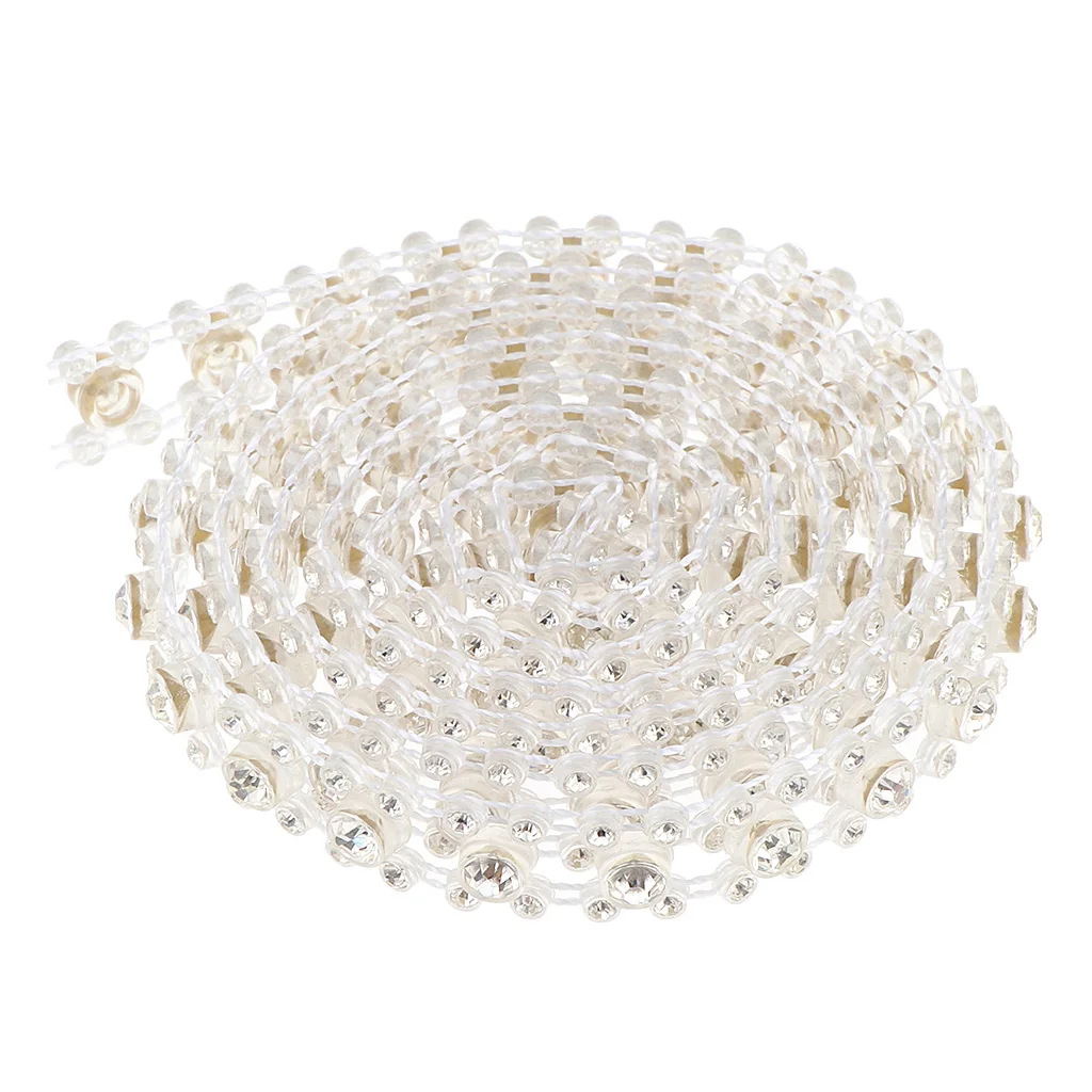 1 ярд вышитый бисером горный хрусталь аппликация швейная отделка для повязки