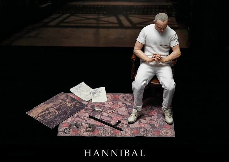 Для коллекции 1/6 полный комплект The Silence of the Lambs 1991 Hannibal Lecter белая тюрьма униформа вер./рубашка вер