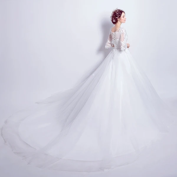 Новинка 2017 есть в наличии большие размеры женское свадебное платье для