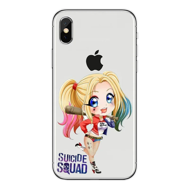 Чехол для телефона Death squads X task force little ugly Harley Quinn жесткий пластиковый чехол iPhone 5S SE 6