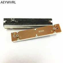 Резистор для аудио слайдов B100K B10K B50K 10K 50K 100K 73 мм 3PIN|slide pot|b100k