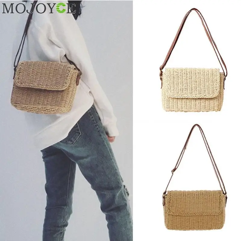 Популярная летняя бежево коричневая женская сумка на плечо ручная работа