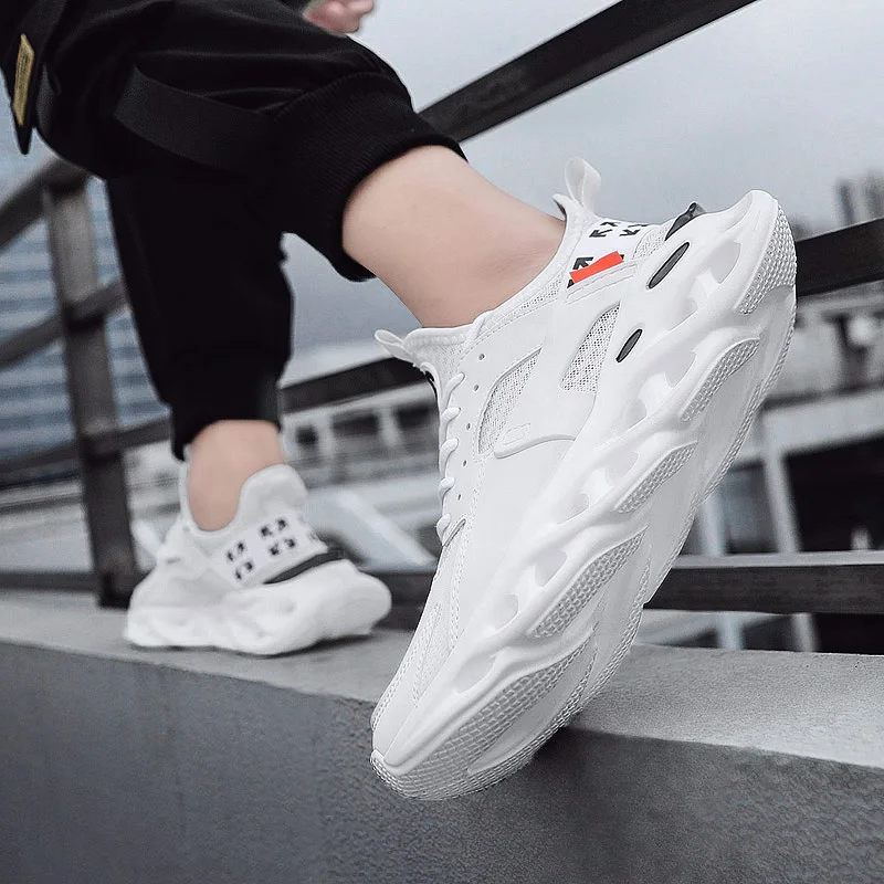 Мужская Супер крутая дышащая Спортивная обувь для бега Ультра легкий вес