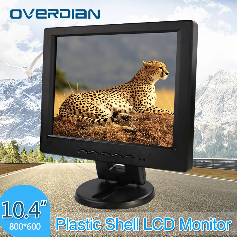 

10.4"Lcd Monitor/Display VGA/USB Connector Monitor 800*600 Song Machine Cash Register Square Screen Resistance Touch Screen