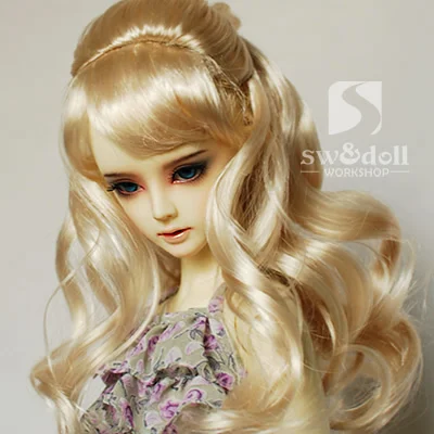 1/3 1/4 весы BJD парик с длинными прямыми волосами для BJD/SD аксессуары куклы сделай