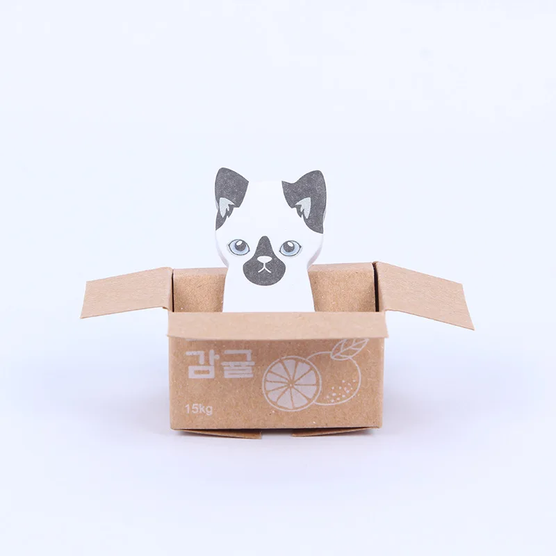 1 комплект Блокнот Kawaii Cat Бумага блокнот для заметок на клейкой основе дневник в