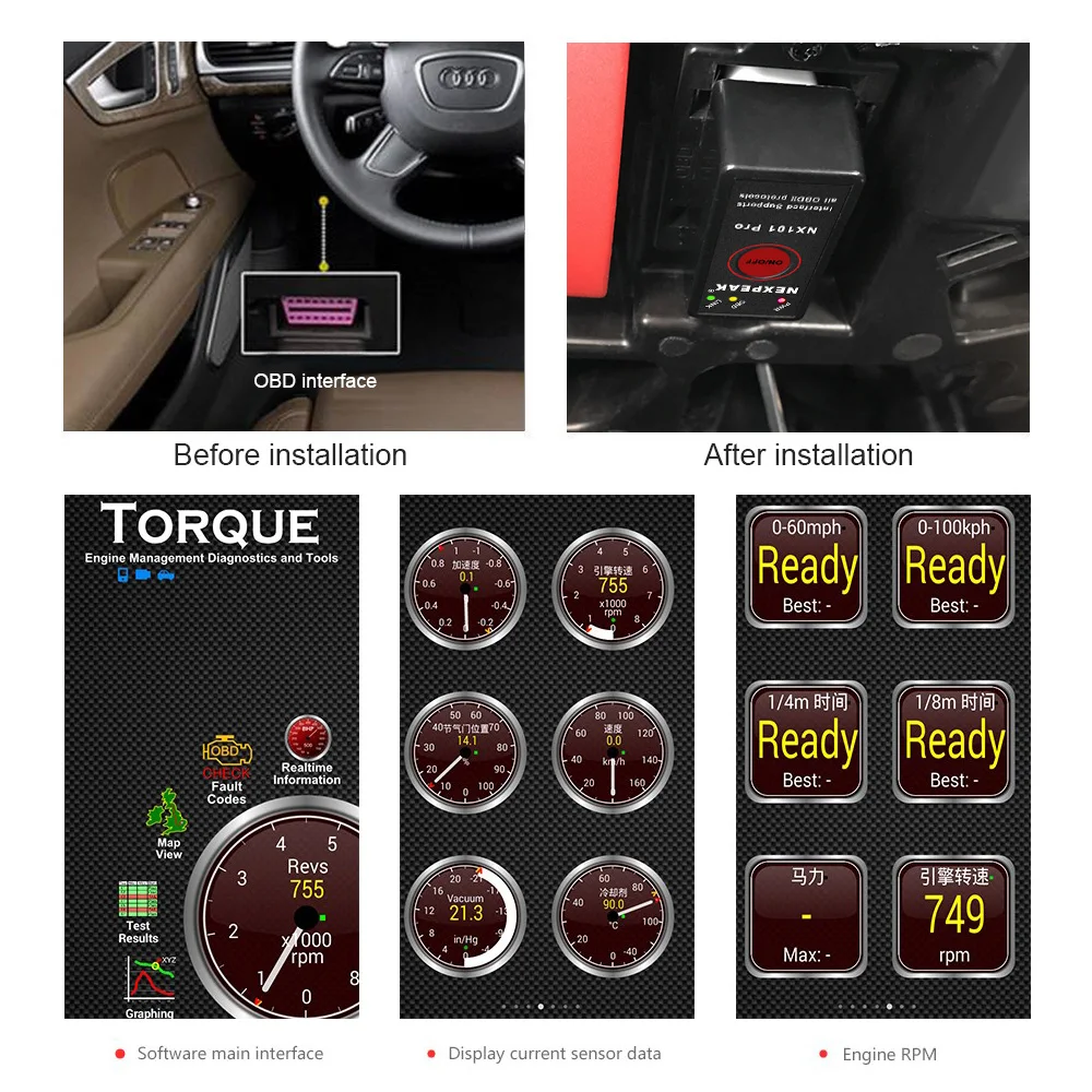 10 шт. ELM327 V1.5 Bluetooth с чипом PIC18F25K80 для Android OBD 2 Автомобильный диагностический инструмент ELM327 Bluetooth v1.5 OBD2 сканер инструмент