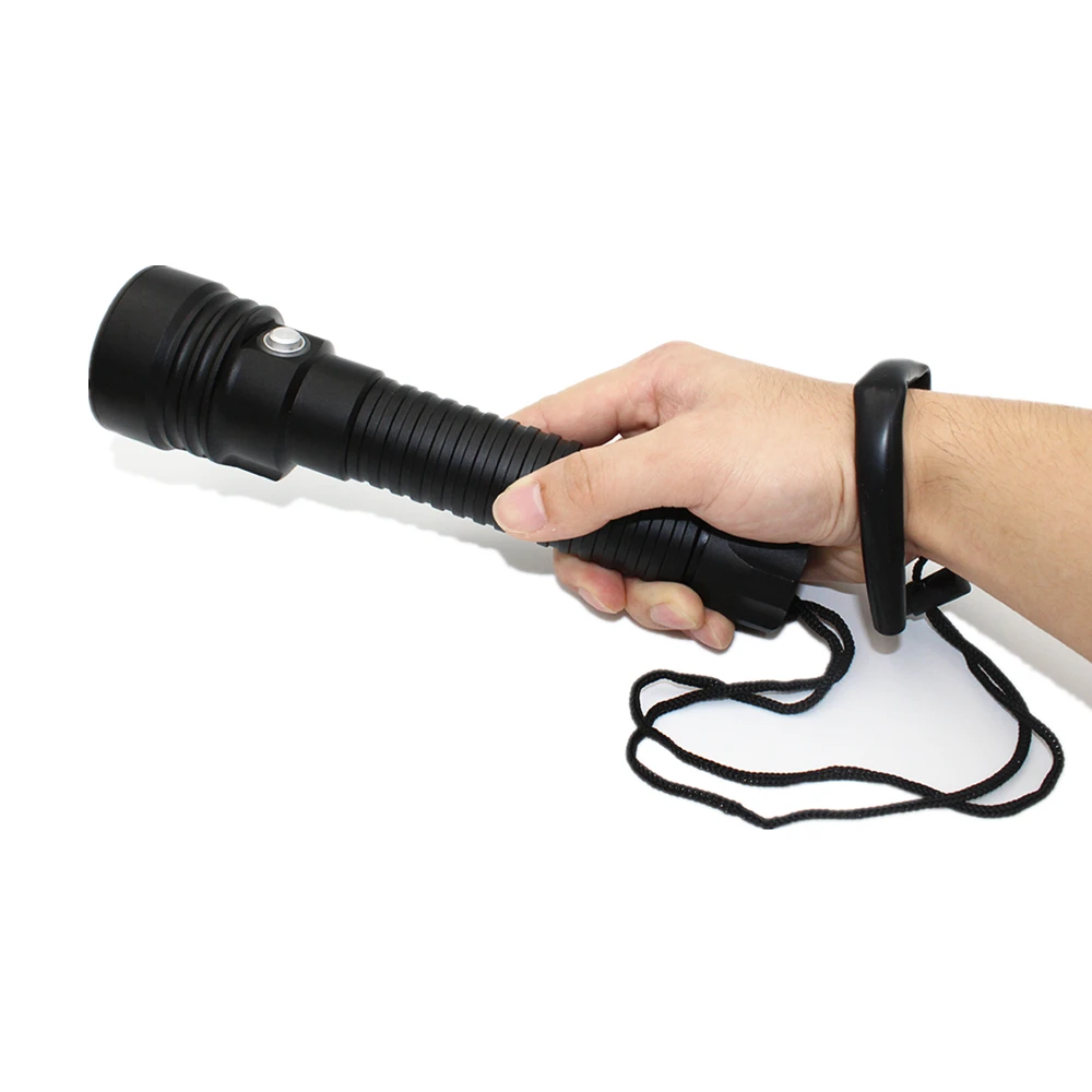 구매 Uranusfire KC-P70 크리 어 XHP70 다이빙 손전등 LED 토치 방수 스쿠버 다이버 라이트 수중 조절 조명 램프