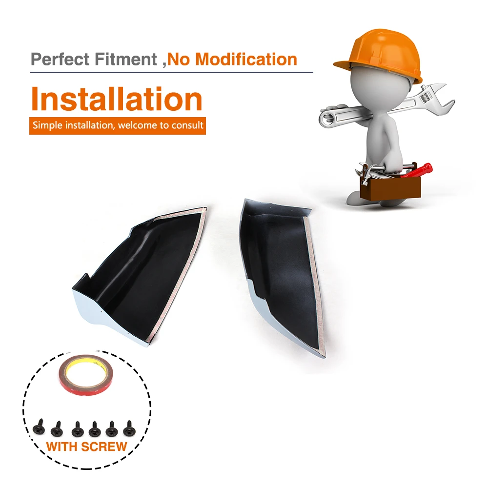 Разветвители для заднего бампера фартуки губ закрывалки Cupwings Mazda 3 2006 2010 ПУ