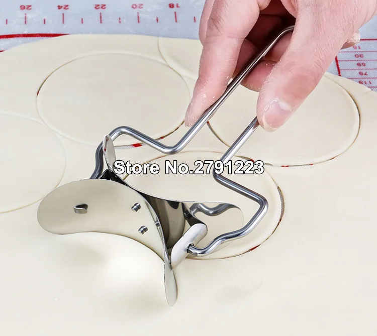 Stainless Steel Dough Press Dumpling Pie Ravioli Mould Maker Cooking Pastry Tools Circle Device Pasta | Дом и сад