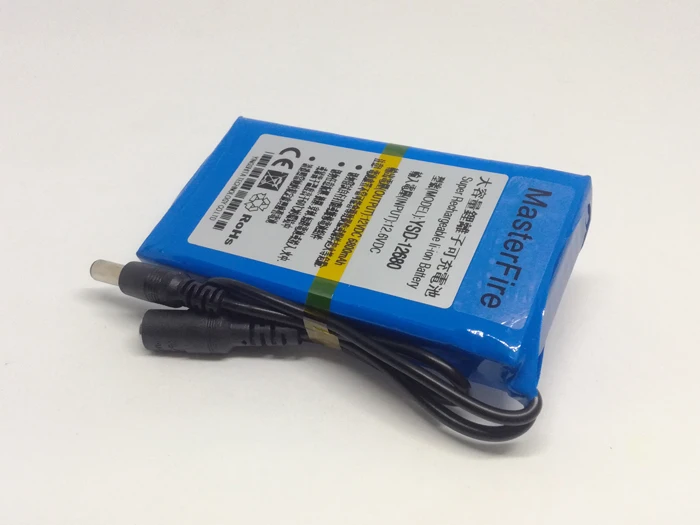 MasterFire новый супер YSD 12680 12V 6800mAh литий ионный аккумулятор для камеры