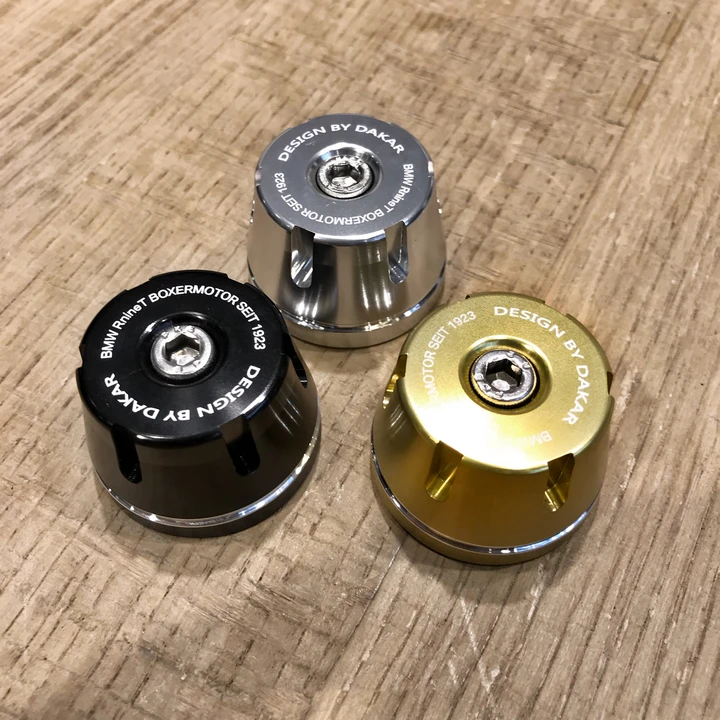 DKDesign Усиленные ручки для мотоцикла противоударные колпачки на руль BMW R NineT RnineT R9T