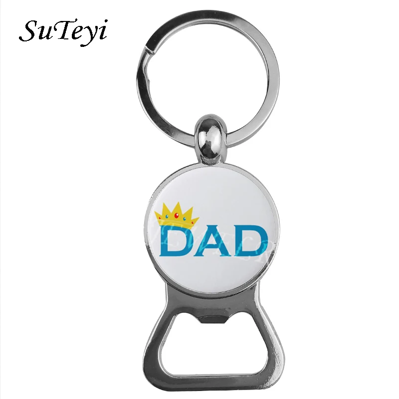 Suteyi I Love My Daddy открывалка для бутылок брелок держатель мода папа письмо стеклянная