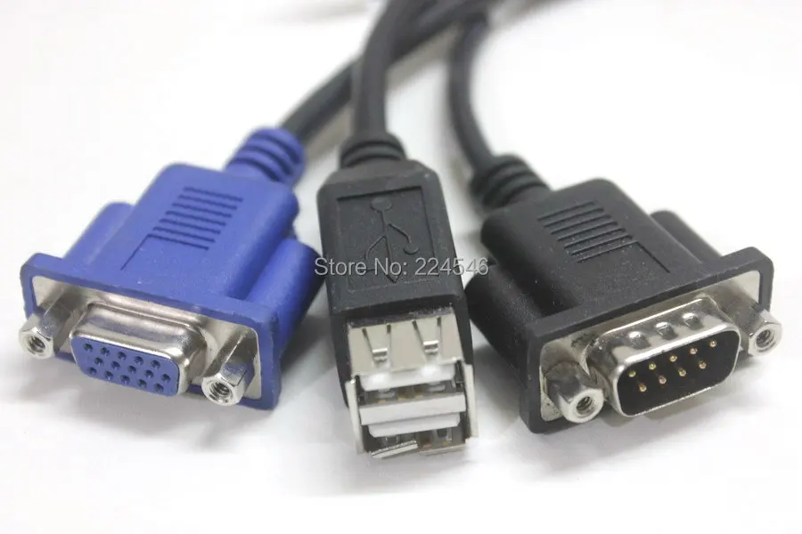 Оригинальный диагностический кабель I/O система лезвий SUV 2xusb/VGA #409496 001|vga vga|vga vga