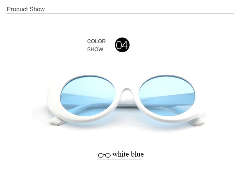 white blue Женские солнцезащитные очки с оправой, кошачий глаз, модные брендовые женские солнцезащитные очки, винтажные, негабаритные, Gafas Feminino NIRVANA Kurt Cobain - Цвет линз: white blue
