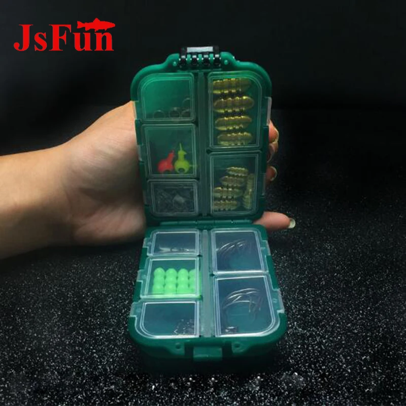Ящик для рыболовных снастей JSFUN рыбалки крючки грузил аксессуары ловли карпа