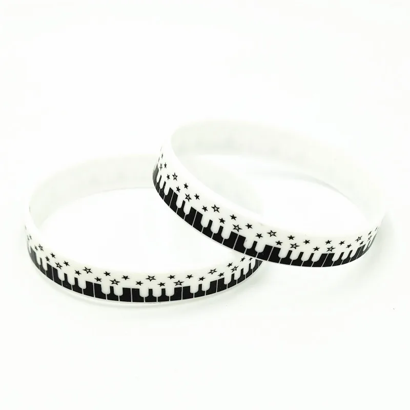 1 шт. Лидер продаж цветные белые звездочки силиконовый браслет Gana эластичный пояс