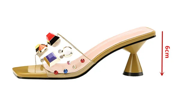 Pensamiento Summer Women Slippers High heels Sandals Fashion Candy colors Female Flip Flops Casual Vacation Jelly Shoes Woman