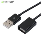 Кабель-удлинитель USB 2.0 Kebidu, штекер-гнездо, для зарядки ПК, ноутбука