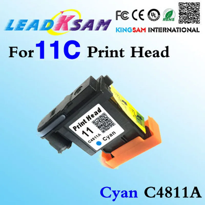 1 шт. печатающая головка cyan совместима с hp11 для 11/100/10/110/111/120/20/500/510/50/70/800/815/820|printhead hp