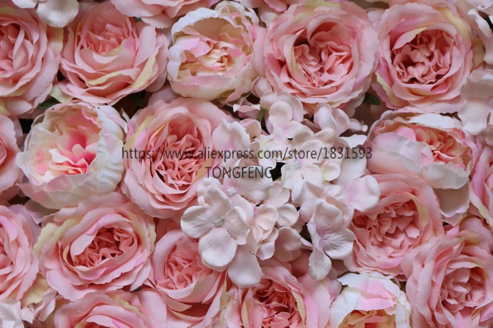 TONGFENG 10 шт./лот свадебное украшение искусственное Роза 3D цветок стены свадебное оформление украшение цветы бегун Свадьба смешанный цвет
