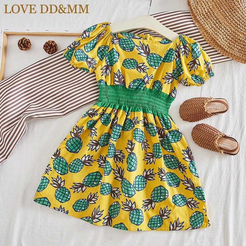 Платье для девочек LOVE DD &amp MM Новинка лета 2021 детская одежда праздничное платье с