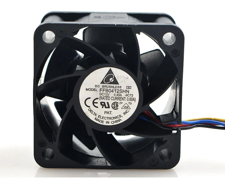 

Новый оригинальный FFB0412SHN 4028 4CM 12V 0.45A PWM контроль температуры двойной шариковый охлаждающий вентилятор