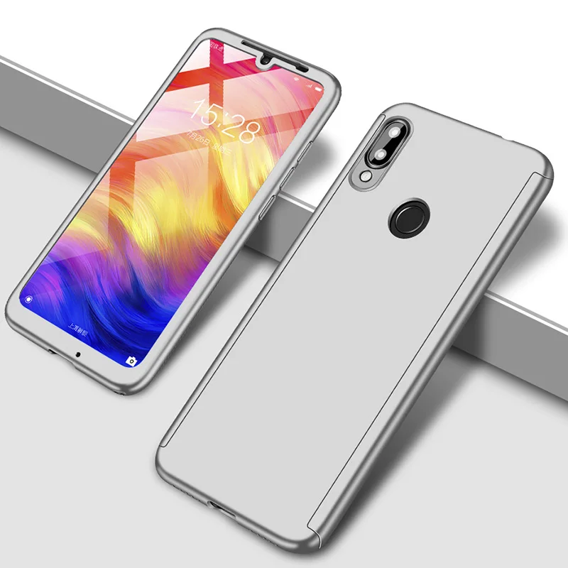 Серебристый 360 полный защитный чехол для телефона для huawei Honor 20i 10i 9 Lite 10 8x Max чехол для Honor 20 Pro Mate 9 8 8C 8A 8S V20 V10 V9 Play чехол - Цвет: Серебристый