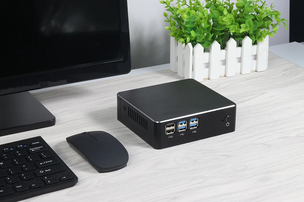 OLOEY Мини ПК Intel Core i7-4500U 8 Гб DDR3L 240 ГБ SSD Windows 10 300 Мбит/с WiFi Gigabit Ethernet 6* USB тонкий клиент NUC