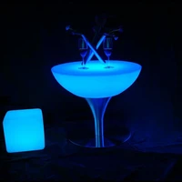 ip65 waterproof 16 colored change light in dark illuminated coffee bar furniture table sk lf18 d66h58cm for party event 10pcs