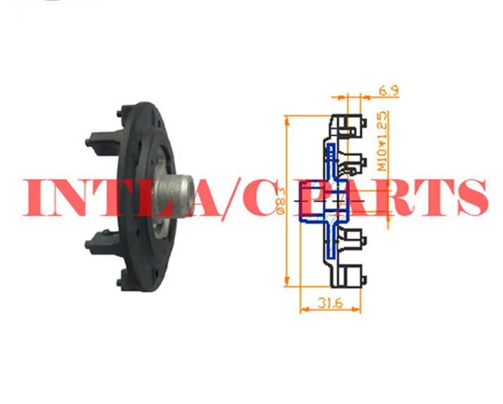 Ограничитель сцепления 5SL12C/ 5SE12C с прямым приводом для Toyota/Opel/компрессорные