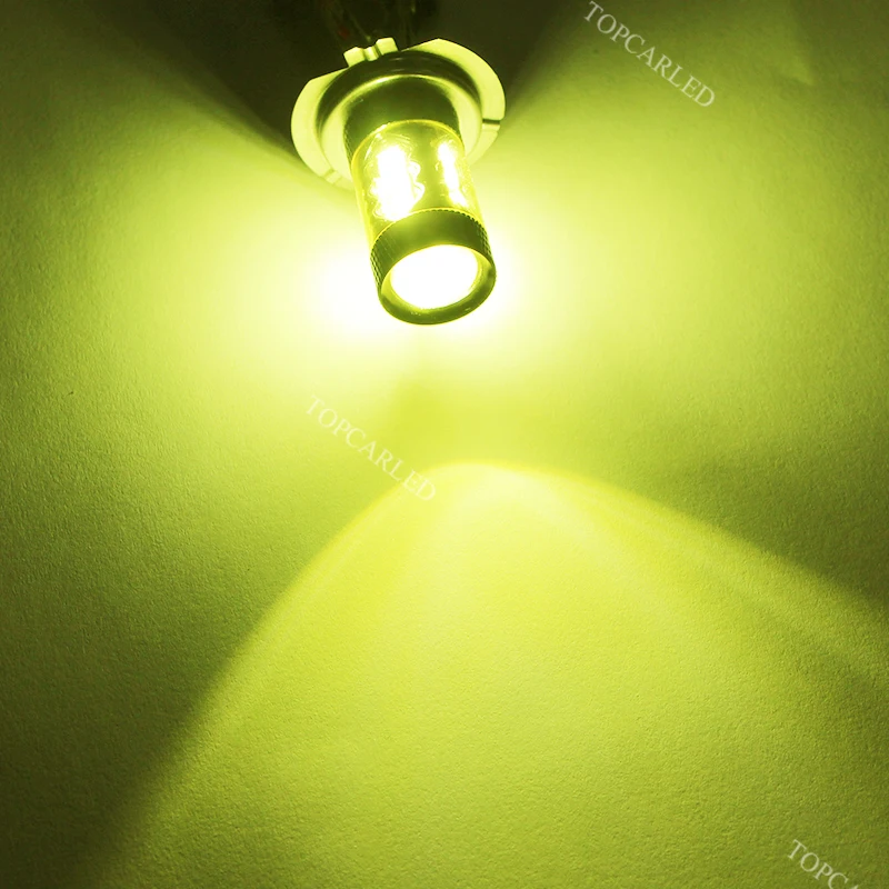 

2pcs H7 LED Car Fog Lamp Universal 3030 SMD 4300K White Yellow 80W Bulds Car Auto Light Fog Lights Driving Lights High Power