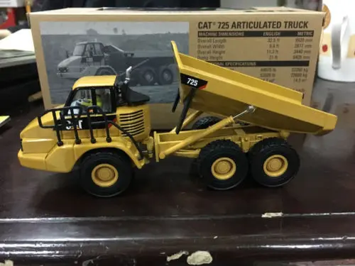 Caterpillar кошка пижамы для малыша 725 шарнирный грузовик 1/50 весы бренд Diecast Masters 85917|cat