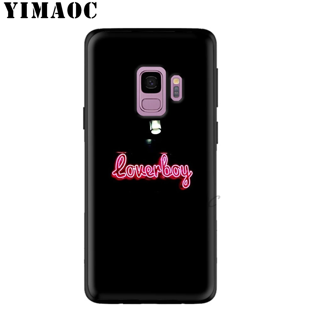 YIMAOC неоновый свет сердце девушка Мягкий силиконовый чехол для samsung Galaxy A9 A8 A6 Plus 2018