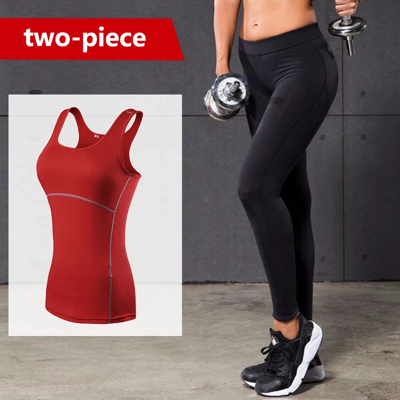 Комплект для тренировок из 2 предметов сексуальные леггинсы одежда спортзала