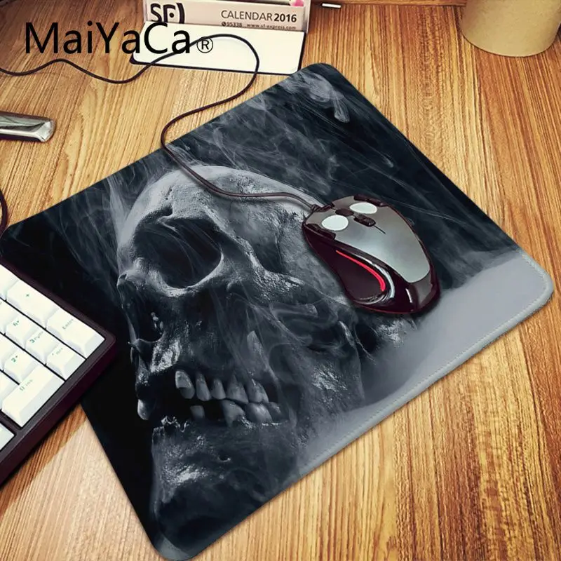 Lock Edge 30x60cm MaiYaCa череп винтажный стильный игровой коврик для мыши из натурального каучука Настольный коврик уникальный настольный коврик для ноутбука ПК компьютер коврик xl коврик для мыши - Цвет: Lock Edge 30x60cm