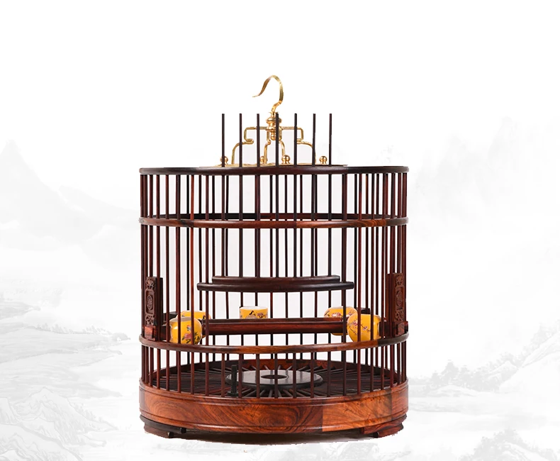 Лаос палисандр наклейки птицы и птичья клетка принадлежности гнездо для