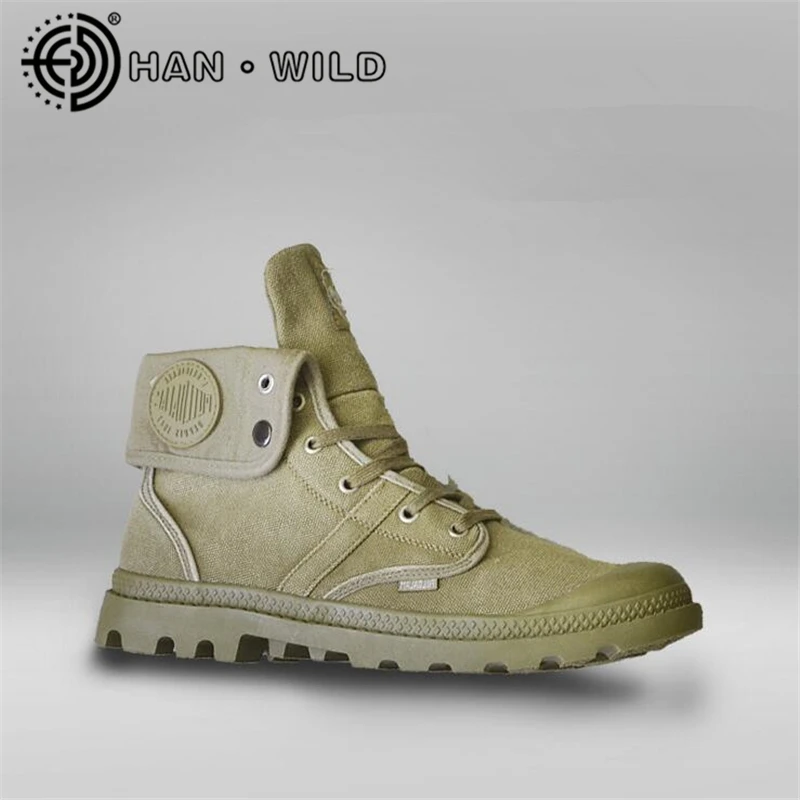 Для мужчин армейские ботинки ботильоны на платформе шнуровке мужские военные