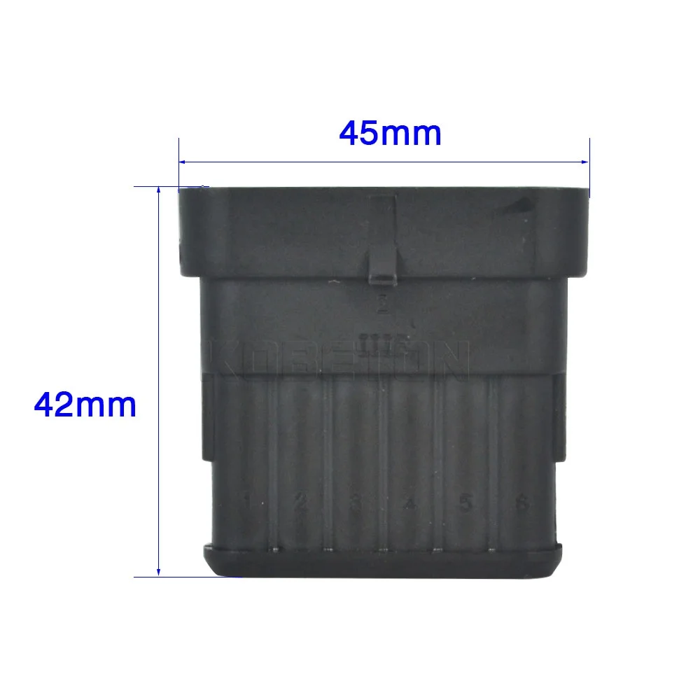 5 компл./лот часть 6 контактный путь герметичный водонепроницаемый электрический