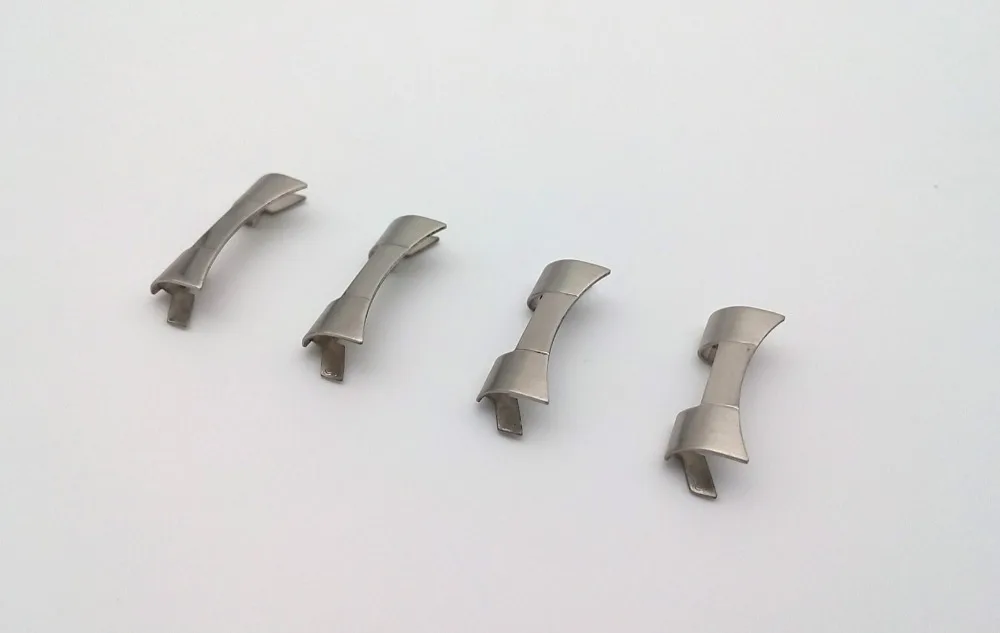 Новинка серебристые браслеты для наручных часов из нержавеющей стали