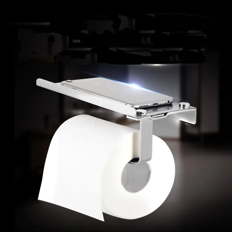 Нержавеющей стали ванной туалет держатель туалетной бумаги дозатор настенное