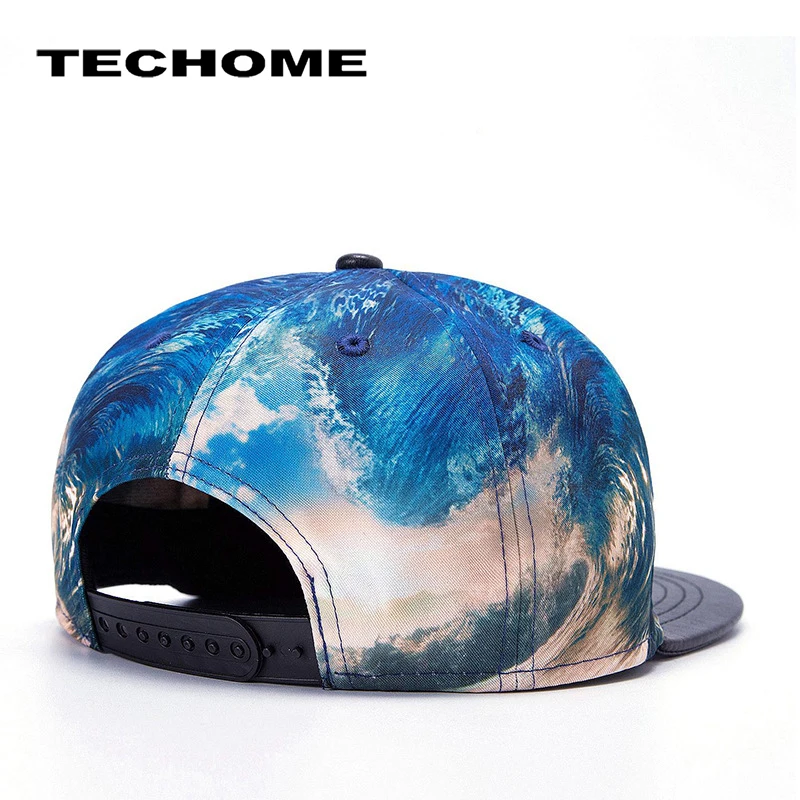 Модная брендовая хип хоп шляпа Волчья 3D теплопередача бейсбольная кепка с